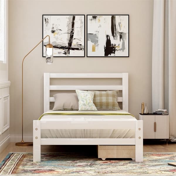 Featured image of post Wooden Bed Frame With Storage Drawers / Shop for bed frame with drawers online at target.
