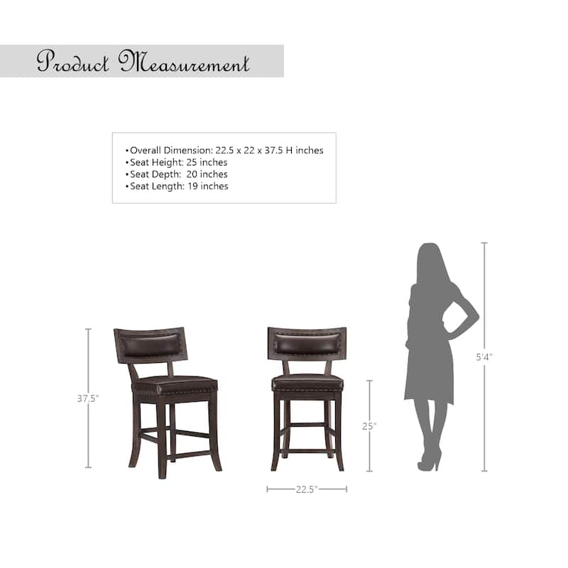 Amsonia Counter Height Chair (Set of 2)
