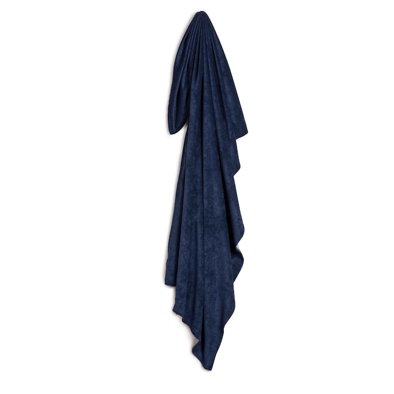 Padma Velvet Throw-Style Bed Scarf - Full - Blue Bell