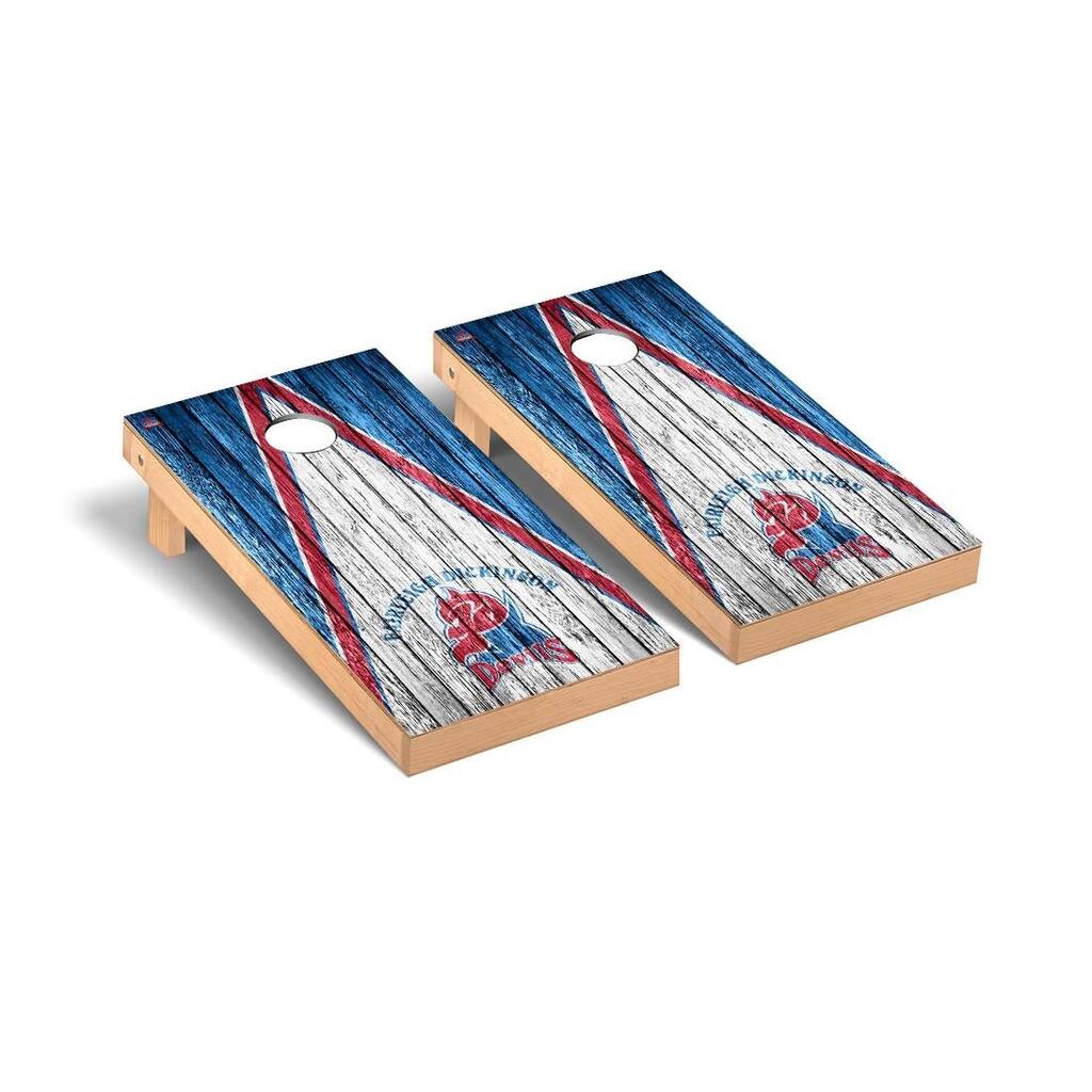 Fairleigh Dickinson Devils Weathered Cornhole Board Set