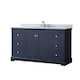 Option Dark Blue / Polished Chrome Hardware