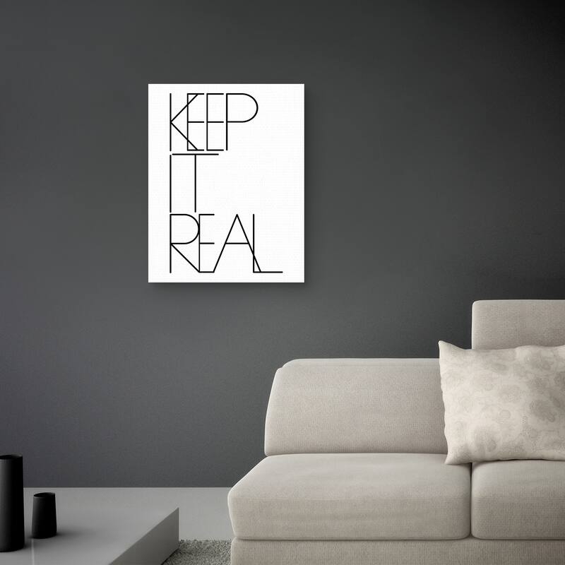 Keep it Real by Nikki Chu Canvas Art Print