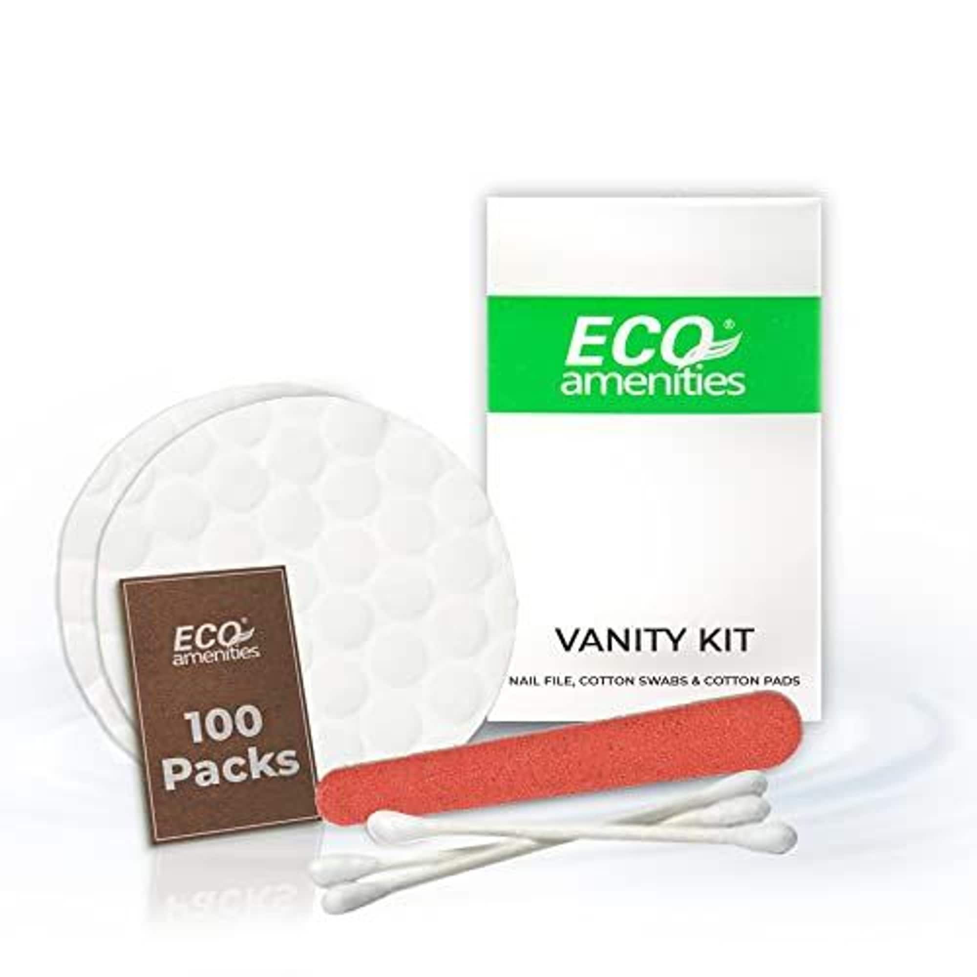 ECO Amenities Hotel Vanity Set, Packed in Individually Wrapped Paper Box, 100 Sets per Case