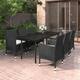Option Black 78.7" x 39.4" x 29.1" 7-Piece