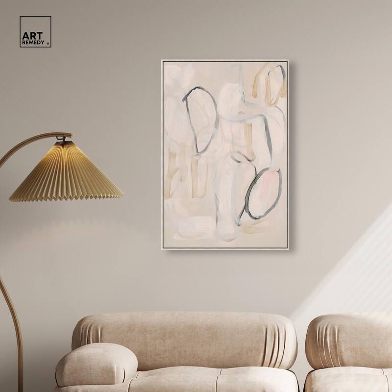 Faded Outlines II Canvas by Art Remedy