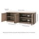 preview thumbnail 41 of 59, Tillman Rectangular TV Stand for TV's up to 75"