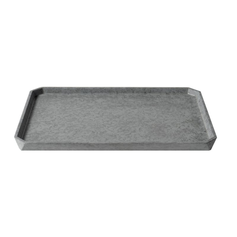 ALFI brand 7 Piece Solid Concrete Gray Matte Bathroom Accessory Set - Grey