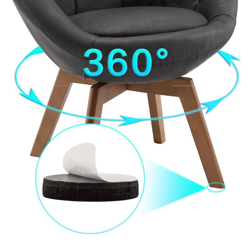 Carson Carrington Kallax Swivel Accent Chair