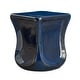 preview thumbnail 1 of 3, Uttermost Kaz Deep Blue Garden Stool