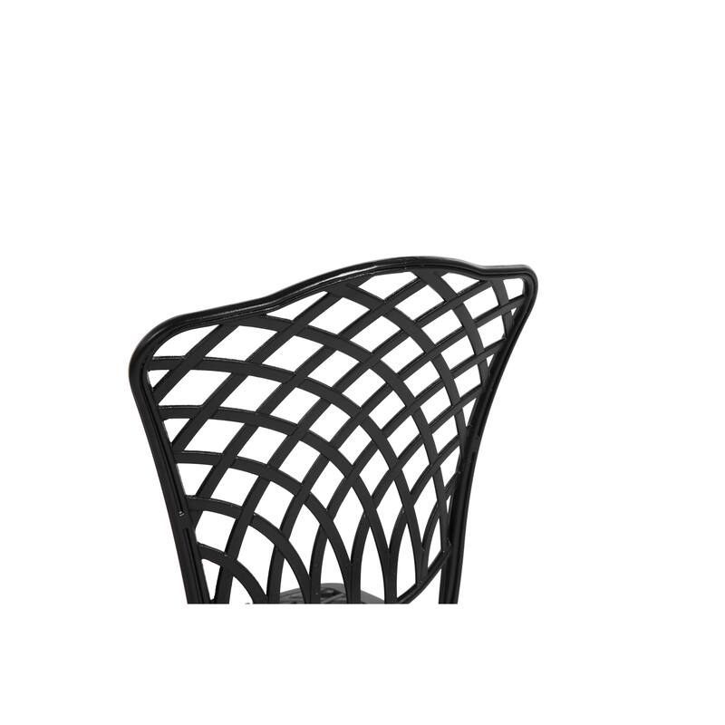 Bistro Set 3 Piece Rustproof Cast Aluminum Patio Furniture Sets