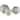 Ginette Modern Glass Sphere Outdoor Safe Sculpture Set (3 Pieces)