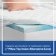 preview thumbnail 5 of 7, 4" SealyChill Gel + Comfort Memory Foam Mattress Topper