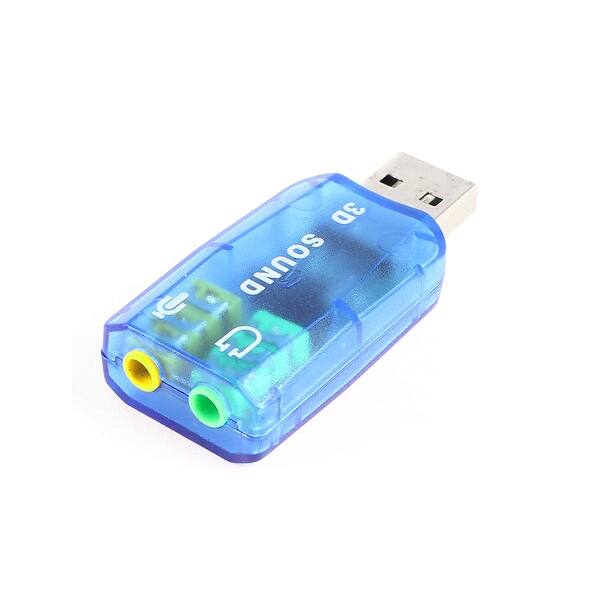 Shop Unique Bargains Usb 2 0 Virtual 5 1 Track 3d Sound Card Mic