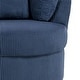 preview thumbnail 156 of 198, 41" W Oversized Accent Barrel Swivel Chair with Moon Storage Ottoman