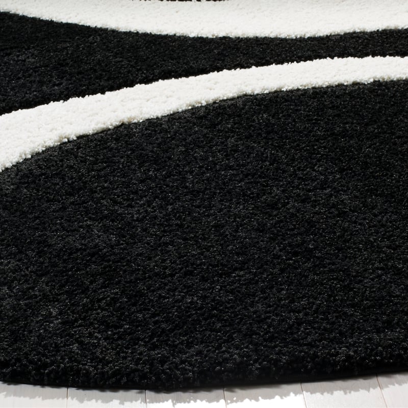SAFAVIEH Florida Shag Rositha Abstract 1.2-inch Thick Rug