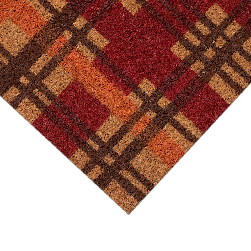 Liora Manne Natura Plaid Outdoor Mat