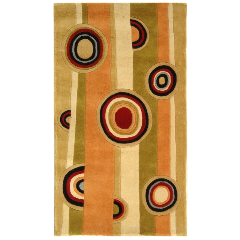 SAFAVIEH Handmade Rodeo Drive Ireland Mid-Century Modern Abstract Wool
