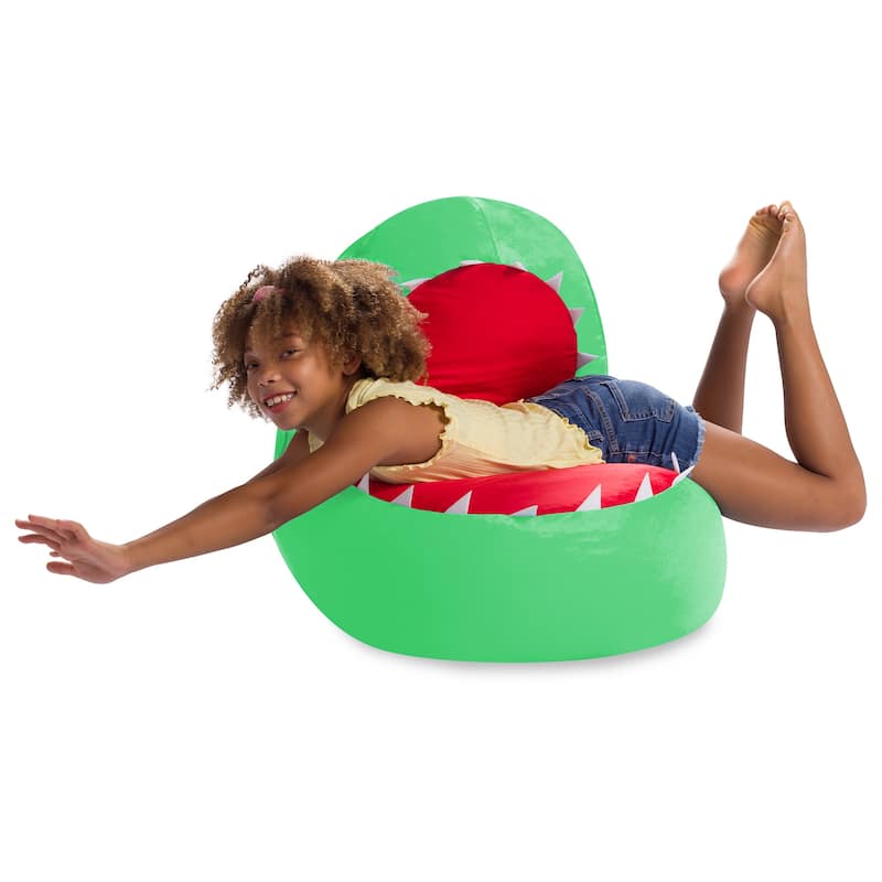 Shark Filled Bean Bag Chair or Cover Only for Toddlers and Kids, Large 30"