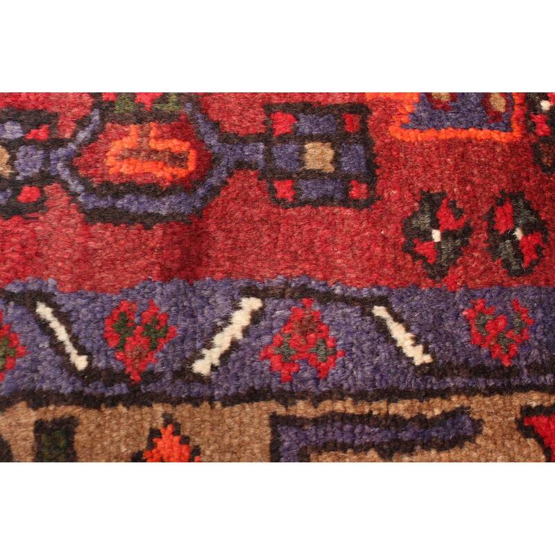 ECARPETGALLERY Hand-knotted Andelz Red Wool Rug - 4'3 x 7'1