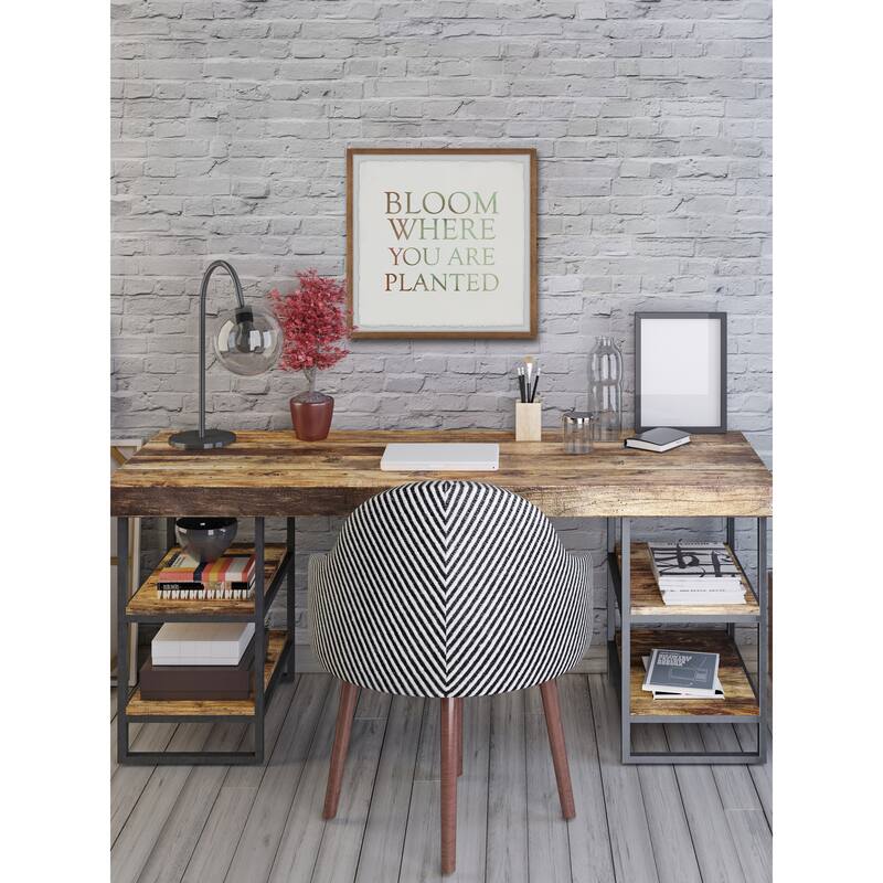 Bloom Where You Are Planted II Framed Wall Art, Floral Delight - A Blooming Accent for Your Living Space