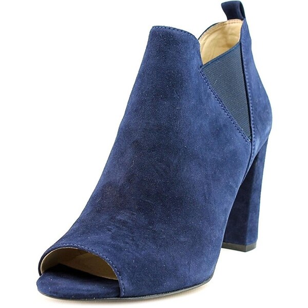 Marc Fisher Womens SAYLA Suede Open Toe Ankle Fashion Boots