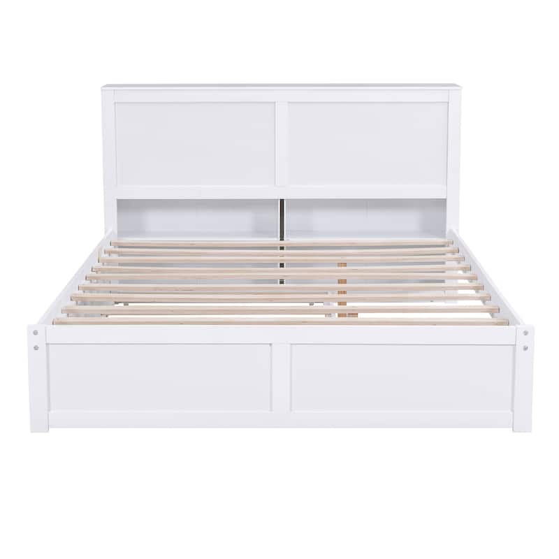 Full Size Storage Platform Bed