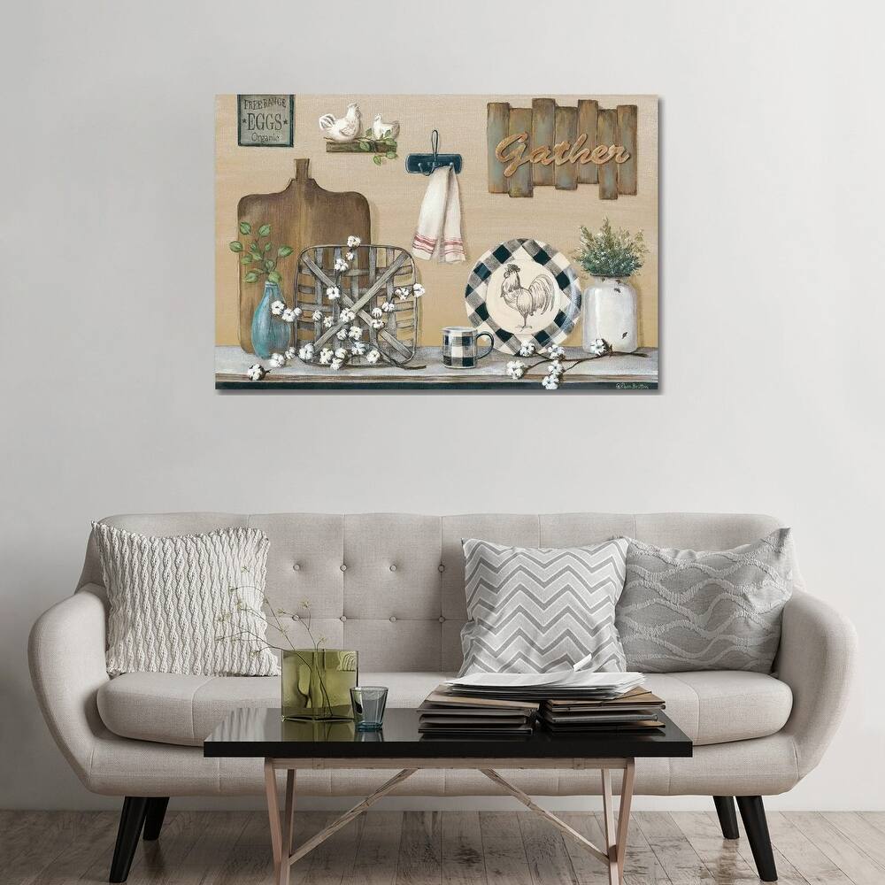 iCanvas "Farmhouse Kitchen" by Pam Britton Canvas Print