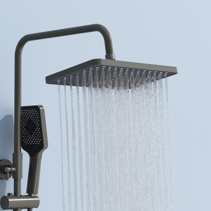 46.7"H Elegant Shower Upgrade Concealed Spout Independent Control