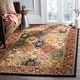preview thumbnail 5 of 50, SAFAVIEH Handmade Heritage Lyra Traditional Oriental Wool Rug 6' x 9' - Multi/Burgundy - Rectangle