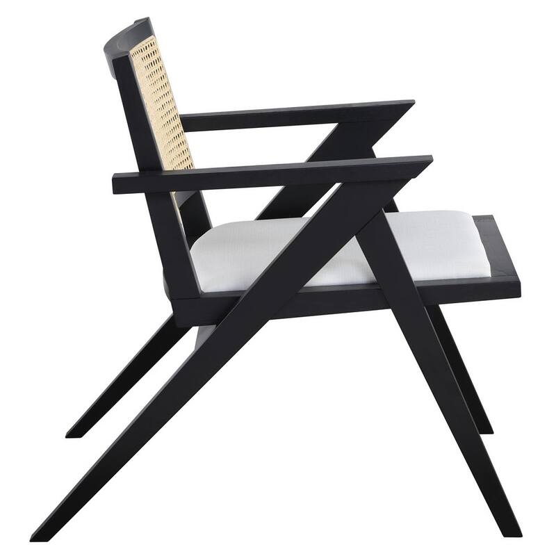 SAFAVIEH Home Krystine Rattan Accent Chair - 30"W x 32"D x 32"H