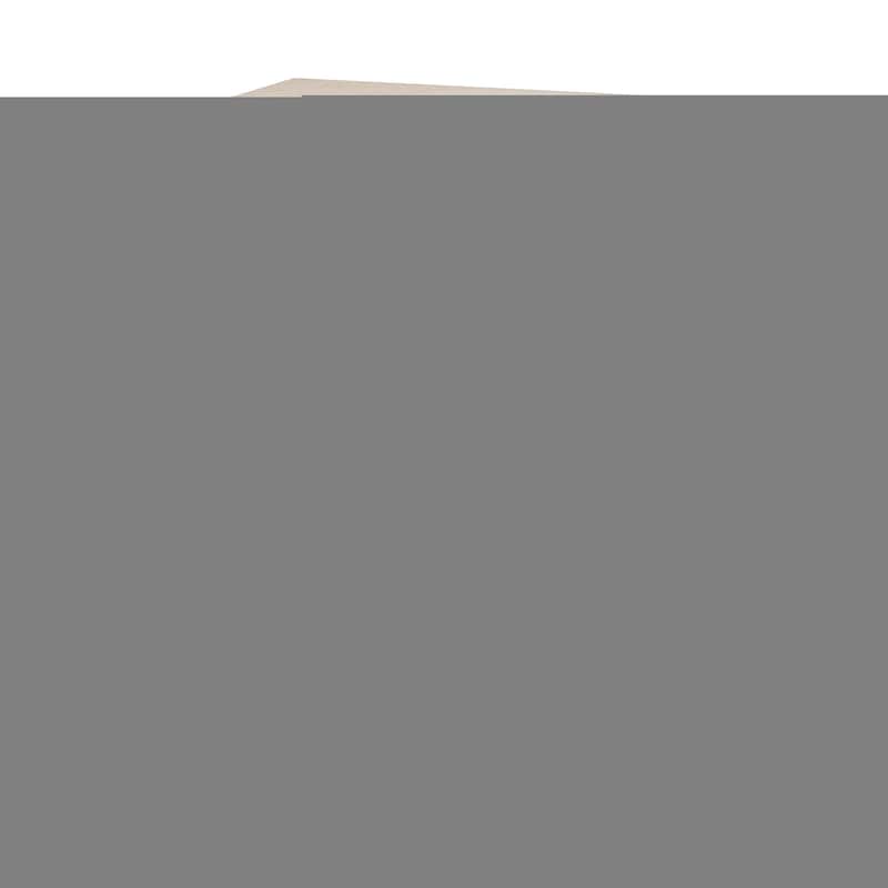 Mayfair 1 Drawer Wood and Marble Nightstand - Washed Black