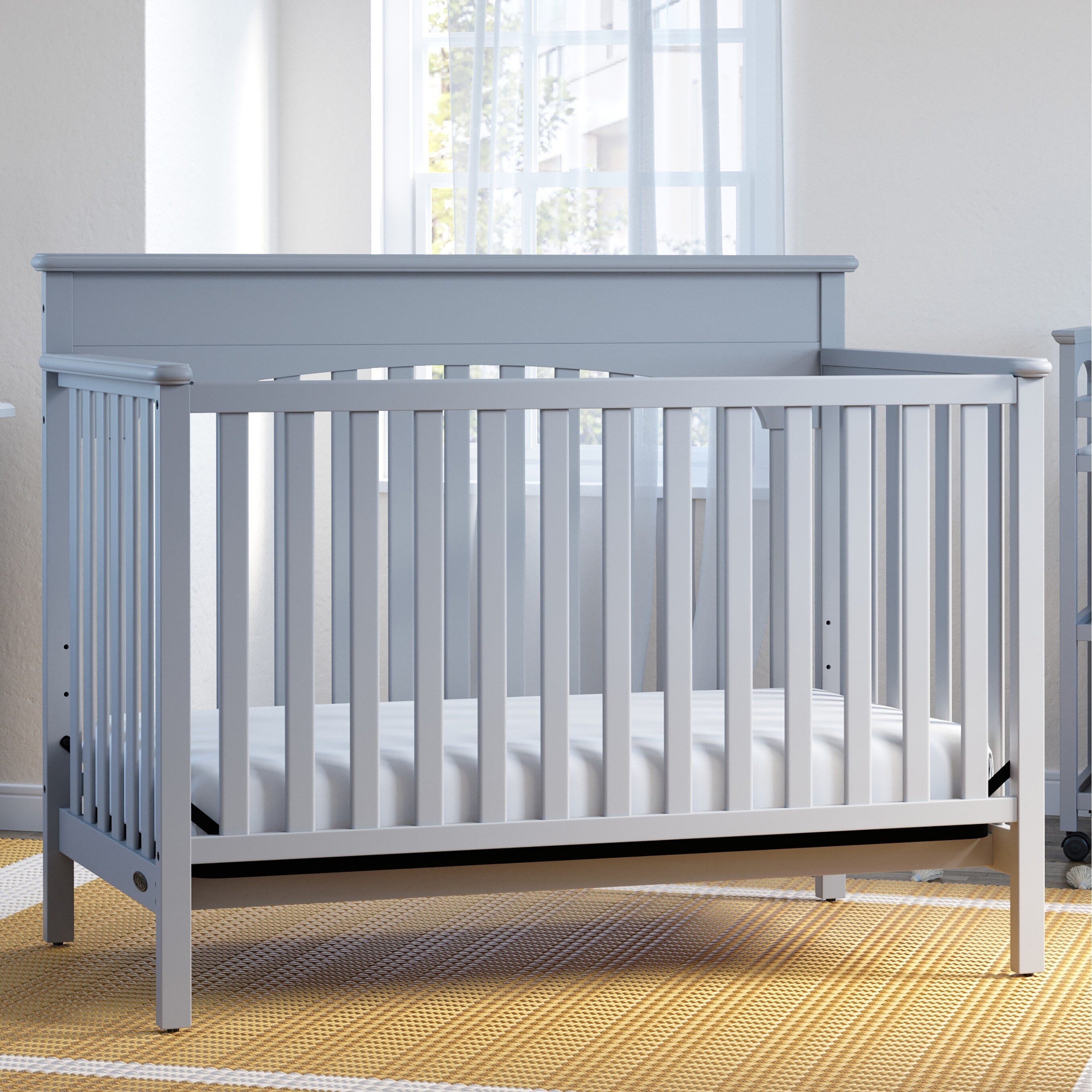 Graco Lauren 4 in 1 Convertible Crib Converts to Toddler Bed Daybed and Full Size Bed 3 Adjustable Mattress Heights Bed Bath Beyond 23600823