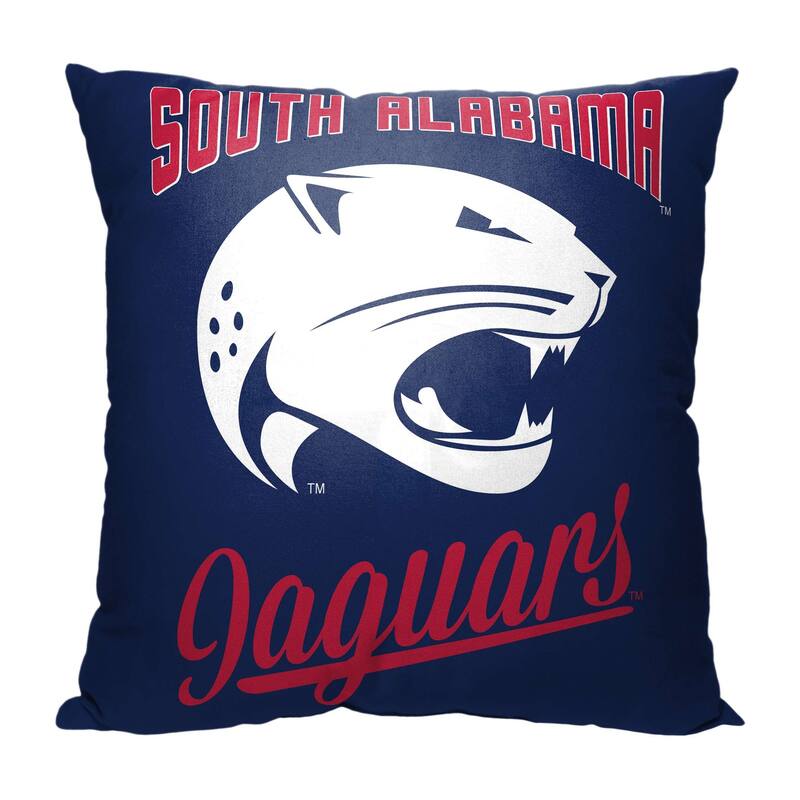NCAA Sun Belt Conference Alumni 18 Inch Throw Pillow