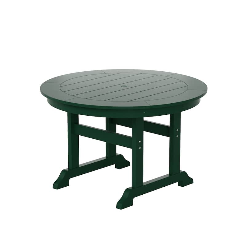 Polytrends Laguna Hdpe All Weather Outdoor Patio 47" Round Dining Table