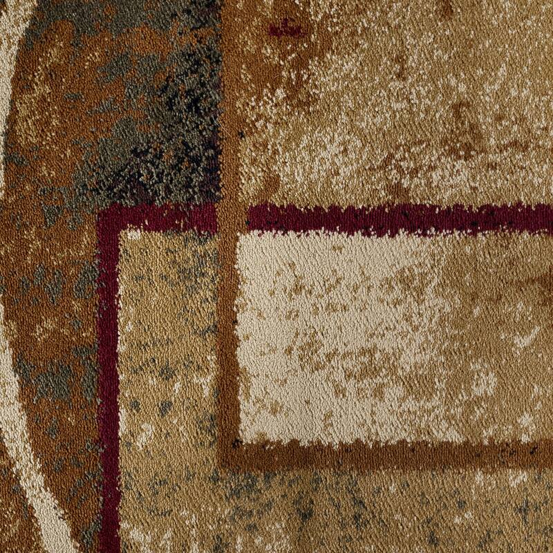 Flora Modern & Contemporary Color Block Indoor Area Rug