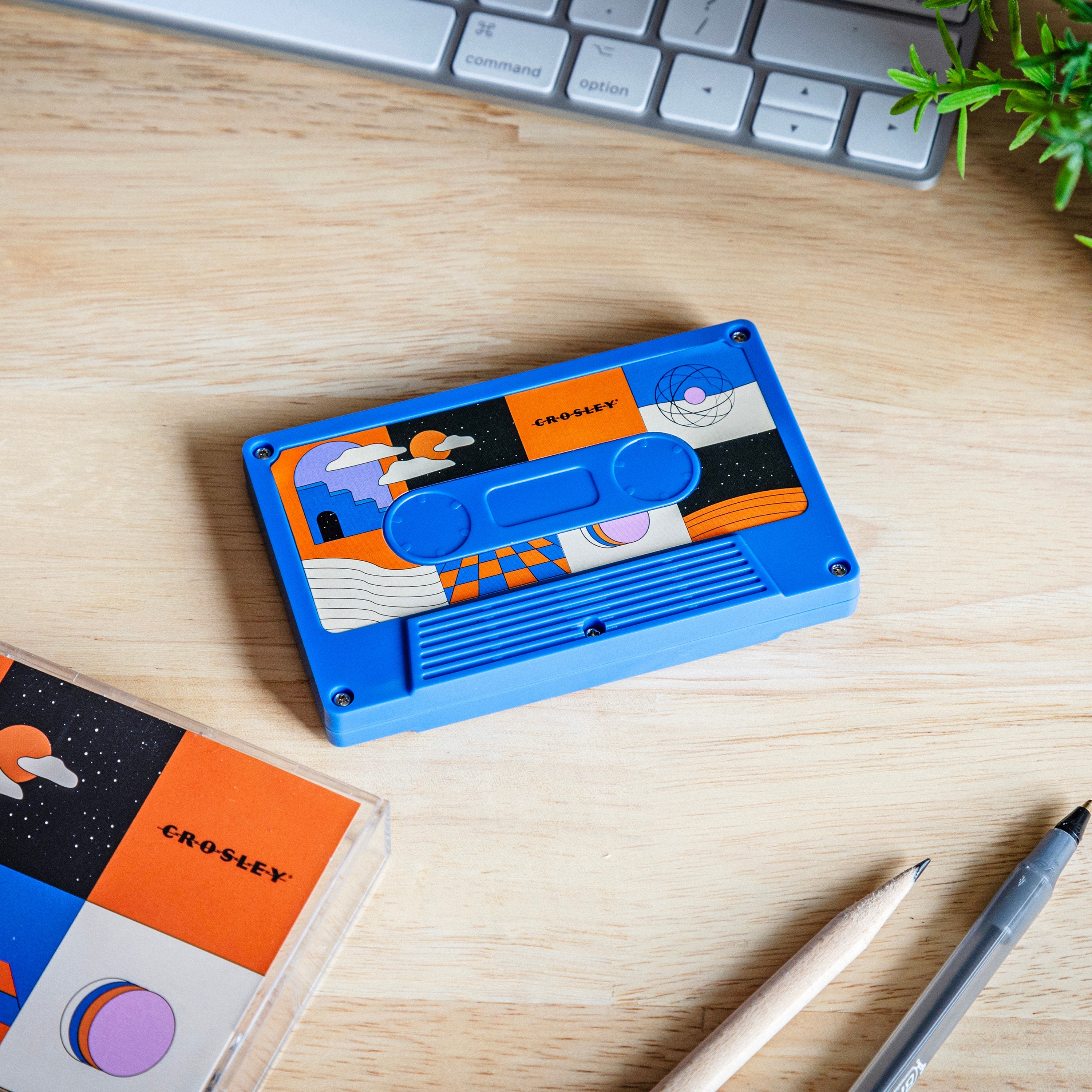 Crosley Cassette Tape Portable Bluetooth Speaker