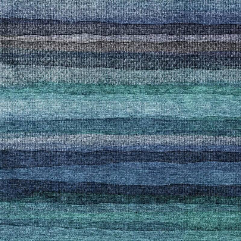 HomeRoots Striped Transitional Rectangle Outdoor Rug