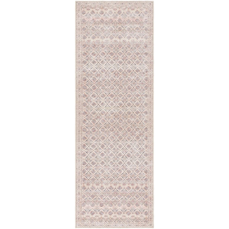 Livabliss Amelie Traditional Border Indoor/Outdoor Area Rug