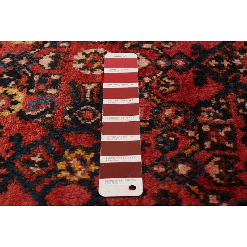 ECARPETGALLERY Hand-knotted Andelz Red Wool Rug - 4'5 x 6'8