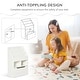 preview thumbnail 16 of 23, HOMCOM Kids Bookcase Multi-Shelf Rack Organizer with Storage Drawer - 23.5" x 11.75" x 35.5"