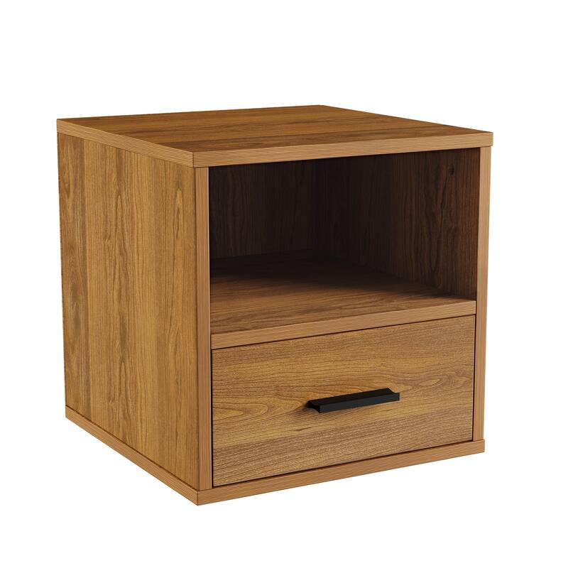 Lavish Home Stackable Cube End Table, Brown