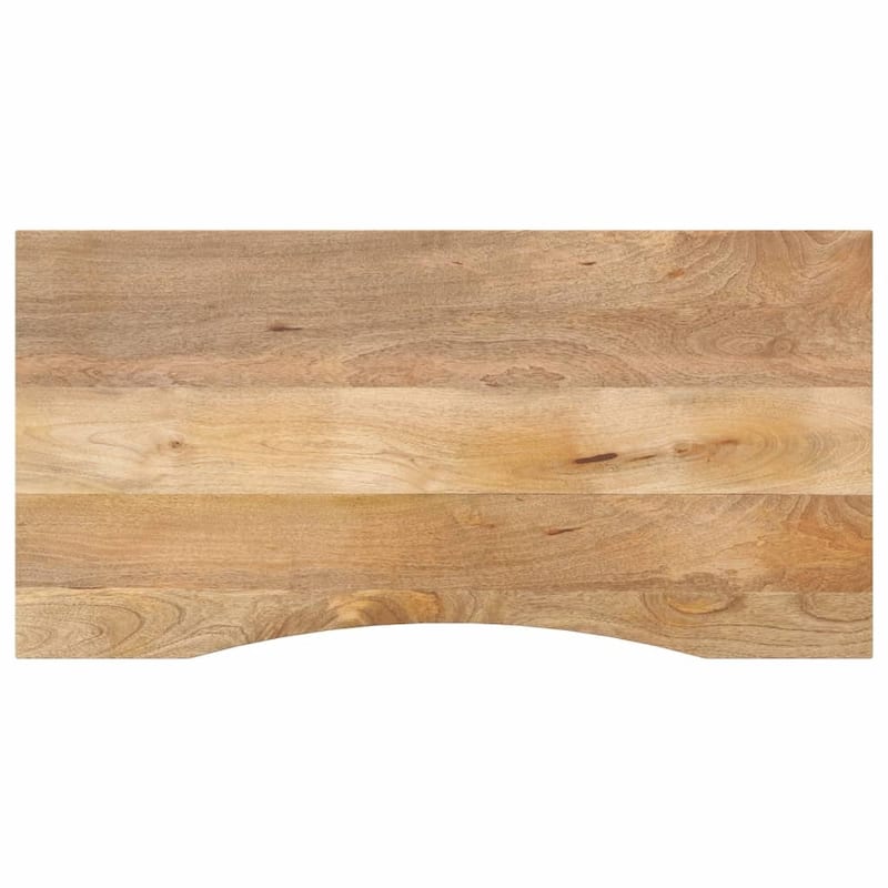 vidaXL Desk Top Natural mango wood Solid rough mango wood Medium Durable - 19.7 x 43.3 x 1.0 in