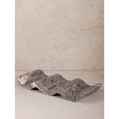 Georgia Brown Onyx Wine Bottle Holder - Large