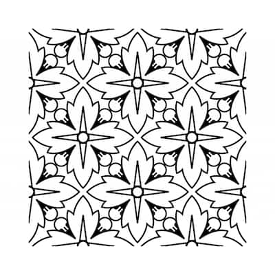 Black and White Silo Peel and Stick Removable Tiles