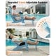 preview thumbnail 34 of 52, WINSOON All Weather HIPS Folding Adirondack Chair with Ottoman, 5-Gear Adjustable Backrest and Retractable Ottoman Set of 4