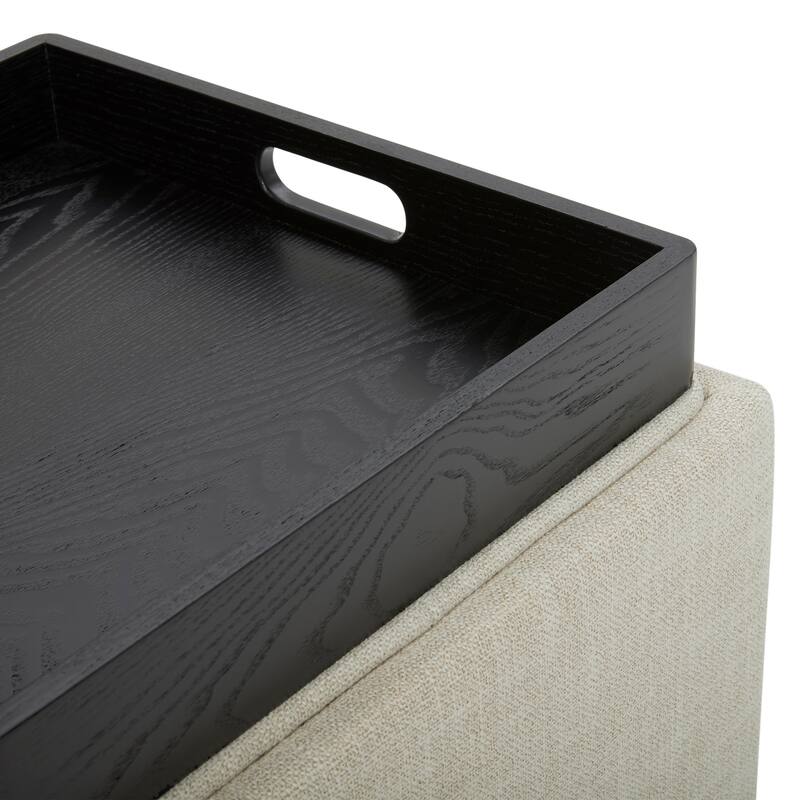 Spruce & Spring Ethan Storage Stool Ottoman