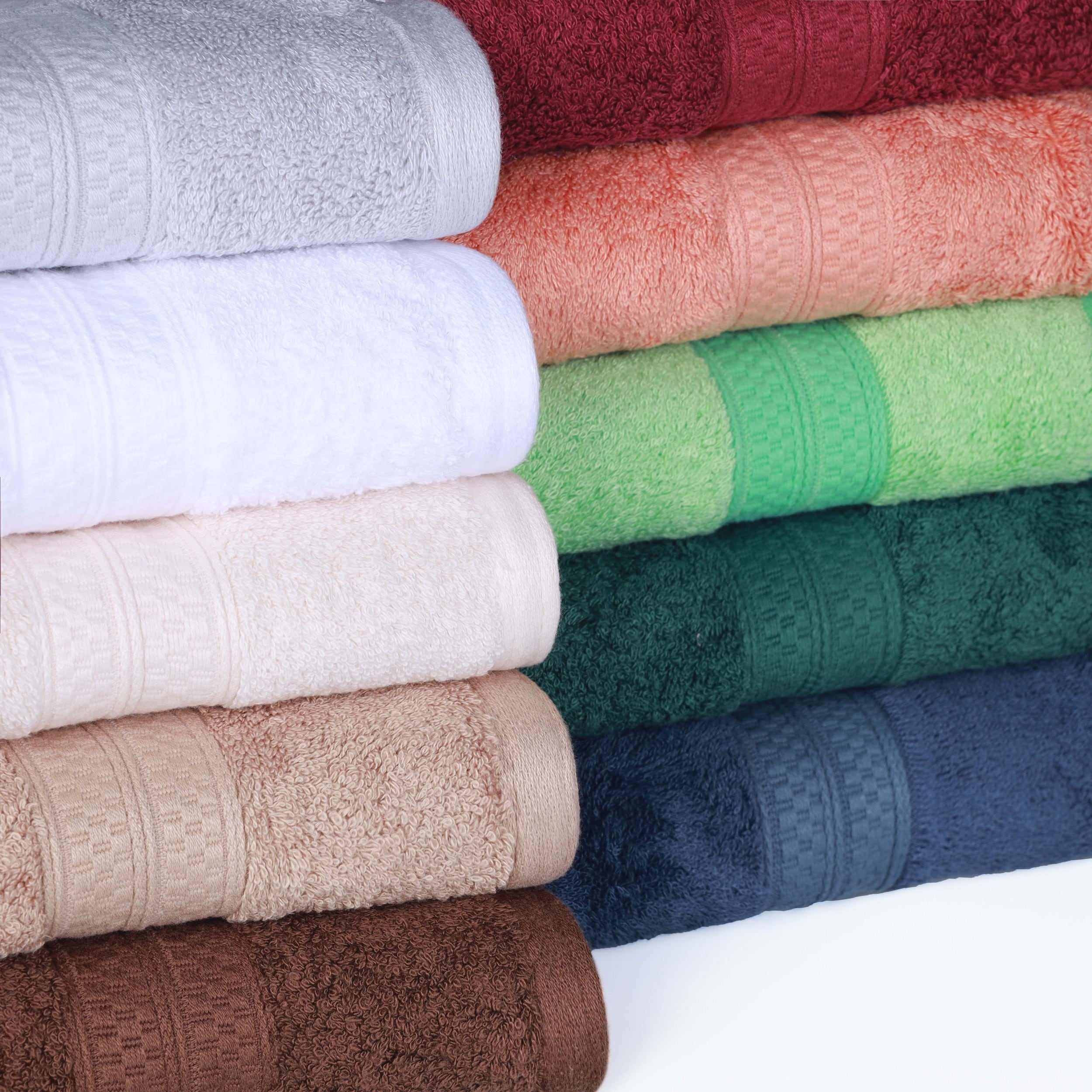 Luxury 8-Piece Bamboo Rayon Bath Towel Set for Spa-Like Softness-image