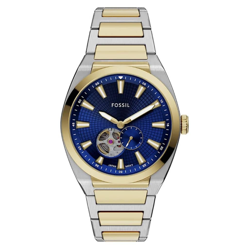 Fossil Men's Everett Blue Dial Watch - ME3275 - One Size