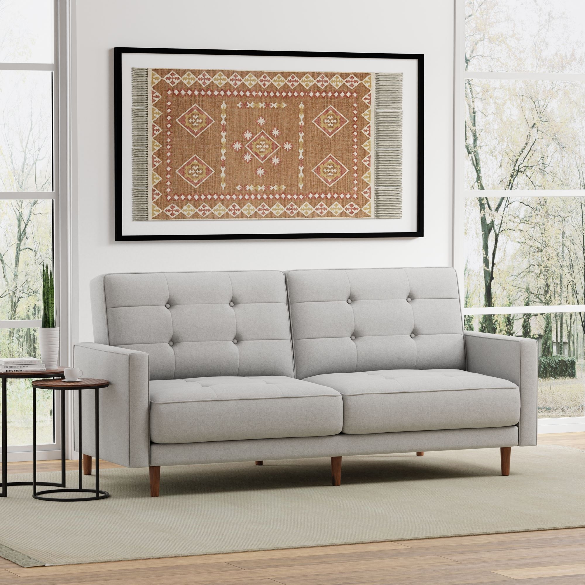 Square arm new arrivals sleeper sofa