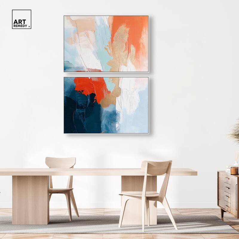 Bold and Bright II Canvas Set of 2 by Art Remedy